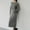 002 Gray, variant on Women's Two Piece Matching Sweater Sets Knit Long Sleeve Pullover Tops Bodycon Mid Long Skirts Fall Winter Outfits