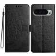 thumbnail image 1 of Flower Embossed PU Case For Google Pixel 9 Pro XL, 1 of 5