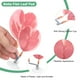 thumbnail image 2 of Uxcell 1-Pack Pad de Hoja de Pez Betta, Pad de Hoja de Planta de Hamaca, Cama de Descanso para Peces para Decoraciones de Tanque de Peces [Rosa, en Forma de Corazón], 2 of 7