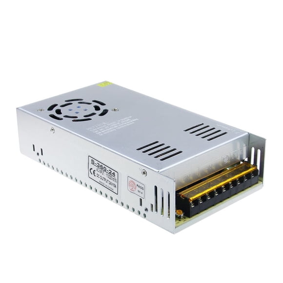 Fuente de alimentación ALITOVE DC 24 V 15 A 360 W para radio CCTV con tira LED