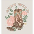thumbnail image 6 of Vintage Country Stay Wild Adult Sand Long Sleeve Hoodie-Large, 6 of 7