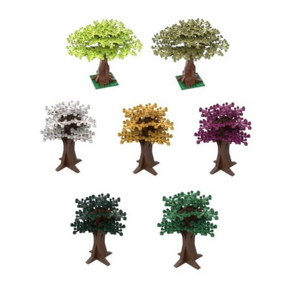 City Series Trees – Variety Pack (Set of 7) | General Jim's Toys & Bricks | GJ-VPT
