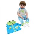 thumbnail image 2 of Christmas gift! 24" Newborn Baby Dolls Simulation Baby Girl Reborn Baby Doll in Frog Dress, 2 of 8