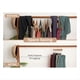 thumbnail image 5 of Percha de Madera para Pantalones, Perchas de Madera para Pantalones con 12 Clips Antideslizantes, Juego de 2 Organizadores de Legging para Armario, Sujeción de Perchas, 5 of 7