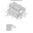 thumbnail image 2 of Woodland Staircase Bunk Bed Twin over Full in Multiple Colors and Configurations, 2 of 5
