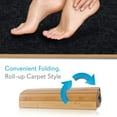 thumbnail image 4 of SereneLife SLFBMT20 - Bamboo Floor Rug Bath Mat - Waterproof Bathroom Shower Mat Carpet, 4 of 6