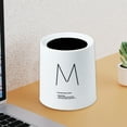 thumbnail image 6 of Small Trash Can with Lid, Mini Trash Can for Bathroom, Office and Bedroom, Small Bathroom Garbage Can with Swing Top, Compact Waste Basket for Desk, Dorm & Home, White - Xuniizn, 6 of 7
