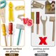 thumbnail image 3 of Juego de juguetes para niños de 2 a 3 años, caja de madera para construir juguetes, juego educativo de simulación, juguetes para niños y niñas de 3 a 6 años, regalo de cumpleaños y Navidad, 34 piezas, 3 of 5