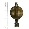 thumbnail image 3 of Royal Designs, Inc. Balloon Shaped Lamp Finial for Lamp Shade, F-5031AB-1, Antique Brass, Single, 3 of 4