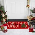 thumbnail image 4 of Red Merry Christmas Door Mat Outdoor Decor, Christmas Welcome Mat Doormat Outdoor Rug Indoor, Outdoor Christmas Mats for Front Door, 17" x 30", 4 of 6