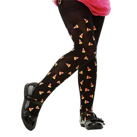 

Black Candy Corn Costume Tights Large