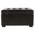 thumbnail image 7 of SAFAVIEH Small Manhattan Storage Bench Brown, 7 of 7