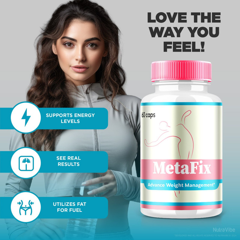 Metafix Capsules, Maximum Strength Weight Loss Formula For A Fit and Healthy Body, All-Natural Pills, Meta Fix to Support Your Active Lifestyle, Official Reviews (60 Capsules)