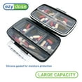 thumbnail image 2 of Ezy Dose Moisture-Proof Pill Organizer, Travel-Friendly, Latch-Closure to Secure Contents, 4 Individual Compartments of Multiple Sizes with Tight Seal, Large, Black, 2 of 7