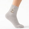 thumbnail image 6 of WEGFTDUOP Women's Winter Thick Warm Mid-Tube Socks Wool Polyester Elastic Cute Australian Fleece Home Indoor Outdoor Floor Wear Moisture-Wicking Odor-Resistant Footwear, 6 of 6