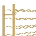 thumbnail image 5 of vidaXL Wine Rack for 48 Bottles Gold Metal, 5 of 5