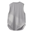 thumbnail image 5 of OSOLU Men's Tank Tops Summer Sleeveless Solid Color Loose Fit Crew Neck Athletic Breathable Lightweight Tops Beach Vacation Vest, 5 of 9