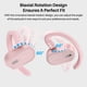 thumbnail image 2 of Audífonos Inalámbricos TOZO O2 de Oreja Abierta Bluetooth 5.3 Rosa, 2 of 8
