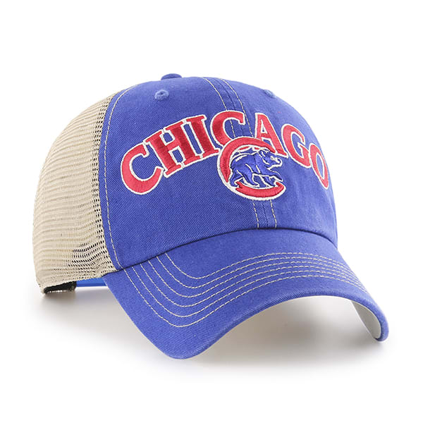 Men's Royal/Natural Chicago Cubs Aliquippa Snapback Hat