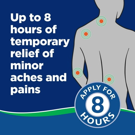 Salonpas Gel-Patch Hot for Pain Relief of Minor Aches & Pains of Muscles & Joints, 6 Count