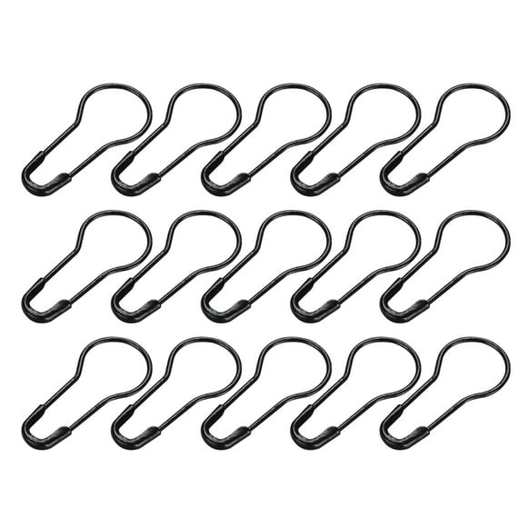 SOPOTUTU 1000Ud Pin Seguro Y Resistente Para Ropa Negro Fácil De Abrir Y Usar