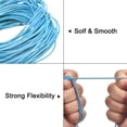thumbnail image 3 of 20 Yards 1mm Round Leather Cord Lacing Strings for DIY Crafts Sky Blue, 3 of 6