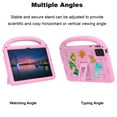 thumbnail image 2 of for Lenovo Tab M11 11.0" 2024 TB-330FU / TB-330XU / TB-331FC Silicone Kids Shockproof Cute Case with Handle, Multiple Angles Stand Rugged Cover with Removable Shoulder Strap, Pink, 2 of 9