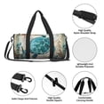thumbnail image 6 of KLL Watercolor Sea Turtle Duffle Bag For Men Women Sport Gym Fitness Tote Travel Training Workout Basketball Football Weekender, 6 of 8