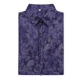 thumbnail image 3 of Camisa de manga larga con solapa y estampado de bordado de flores de anacardo para hombre, 3 of 5
