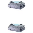 thumbnail image 3 of Methold Almohadilla para mascotas lavable ultraabsorbente de tela para perros y gatos estilo de huella gris 70*100cm Estilo de huella gris 70*100cm 2Conjunto, 3 of 6