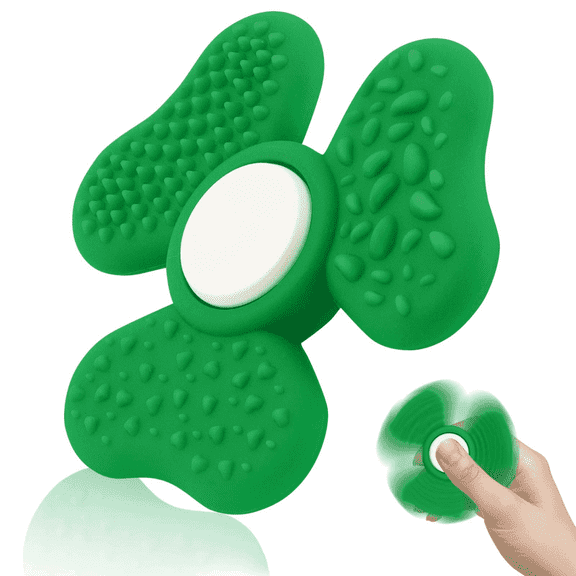 GROBRO7 Leaf Sensory Stone Toy, Stress Relief Fidget for Autism Support, 1 Piece