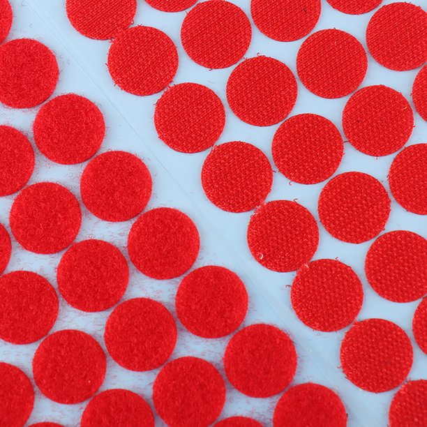 500 pares de pegatinas adhesivas de 15 mm puntos redondos de doble cara accesorios de bricolaje (rojo) JShteea Libre de BPA