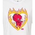 thumbnail image 3 of Hot Stuff - Hot Stuff Flame Heart - Juniors Cropped Graphic T-Shirt, 3 of 5