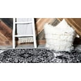 thumbnail image 3 of Unique Loom 3141650 3 ft. 3 in. x 19 ft. 8 in. Grand Sofia Runner Rug, Black, 3 of 5