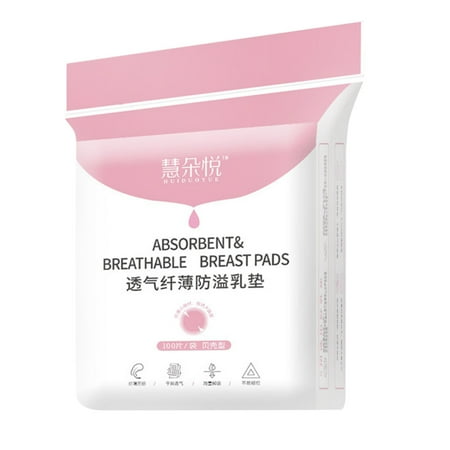 

Anti-Galactorrhea Pad 100PCS Anti-galactorrhea Pad Disposable Anti Breast Pad Thin Lactation Leakage-proof Cushion Breathable Baby Feeding Pad Suckling Period Supplies for Mom Mother Use(White)