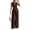 Coffee, variant on Suits 2 Piece Set for Women Sophisticated One Button Blazer Wide Leg Trousers Set Professional 2026 Office Work Casual Solid Outfits Purple L