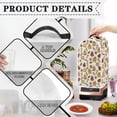 thumbnail image 4 of HELLHERO Kitchen Blender Dust Covers Easy to Install with There is only one dust cover 15.94"H x 9.45"L x 7.28"W Handle, Candy Cane Design, 4 of 6
