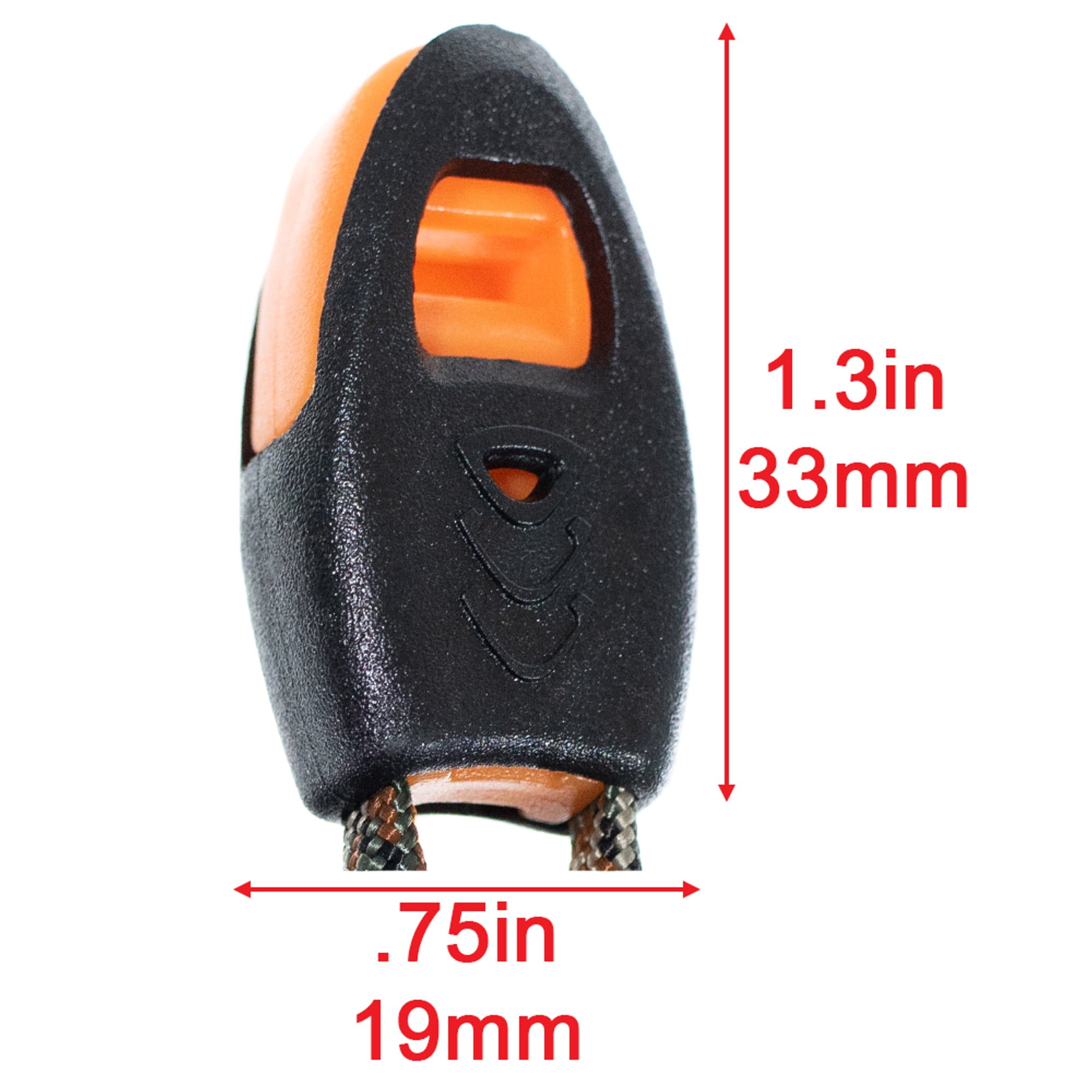Paracord Planet Emergency Whistle Zipper Pull Stay Safe Outdoor with This Whistle at Your Fingertips 100 10 Available in Packs of 5 50 25