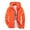 Orange, variant on Reflective Coat Hooded Windbreaker Fashion Runing Pocket Jacket,Black,M