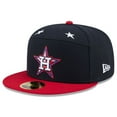 thumbnail image 3 of Men's New Era Navy/Red  Houston Astros 2025 MLB All-Star Game Workout Side Patch 59FIFTY Fitted Hat, 3 of 5