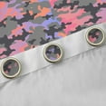 thumbnail image 5 of Feelyou Pink Blue Camo Black Out Curtains for Child, Stripes Abstract Ombre Curtains Pack of 2 (42x63 Each), Cartoon Camouflage Bedroom Curtains, Living Room Curtains Decor, 5 of 7