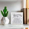 thumbnail image 5 of In Loving Memory Those We Love Don't Go Away Wooden Box Sign Table Decor Sympathy Gift, Memorial Gift, Grief Gift, Bereavement Gift for Family, Bedroom Shelf Decor Office Desk Decor 5""x5"", 5 of 5