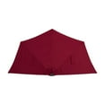 thumbnail image 3 of CorLiving Versa 8.5ft Outdoor Patio Half Umbrella with Steel Frame for Small Spaces, 3 of 9