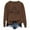 Brown, variant on Telankuip Trendy Lake Life Sweatshirts for Women Round Neck Long Sleeve Comfortable Pullovers 2025 Fashion Funny Letter Printed Sun Graphic Workout Tops White XL