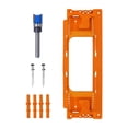 thumbnail image 3 of Lipstore Hinge Installation Kit Door Hinge Router Templates Hand Tool Easy to Use Orange, 3 of 8