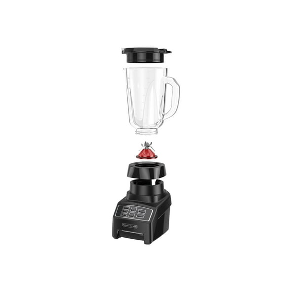 BLACK DECKER PowerCrush 800 W 15 qt 3-Speed Blender, Black/Silver