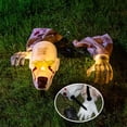thumbnail image 4 of Halloween Creepy Ghost Horror Ornament Glowing Skeleton Ground Plug Hands Set Warm Light Skeleton Decoration Street Lamp, 4 of 7