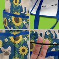 thumbnail image 5 of Garden Tool Bag,French Bulldog Sunflowers Floral Garden Tool Organizer,Garden Gifts,Waterproof Multi-Pocket Garden Tool Storage 11.8x5.5x11.4 Inch(Tools NOT Included), 5 of 6