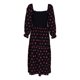 thumbnail image 4 of Vestido Vestido ajustado de algodón con mangas abullonadas para mujer, estilo sexy, sin espalda, holgado, traje diario Ygjytge Negro T XS para Mujer, 4 of 9