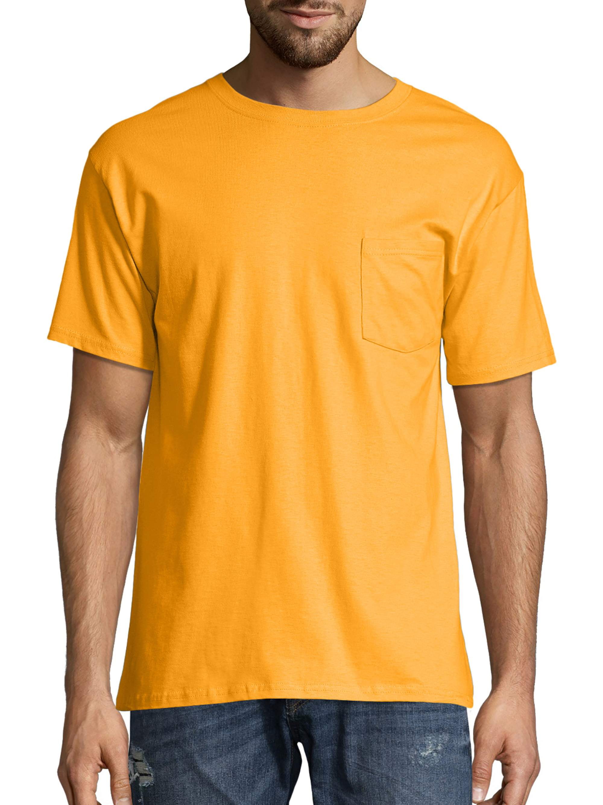 hanes pocket tees